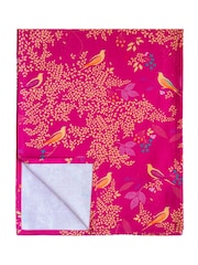 Sara Miller Pink Chelsea Birds Table Runner - Image 2 of 4