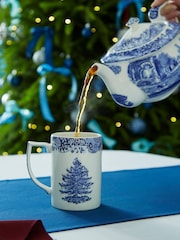Spode Set of 4 Blue Italian Christmas Mugs - Image 2 of 8