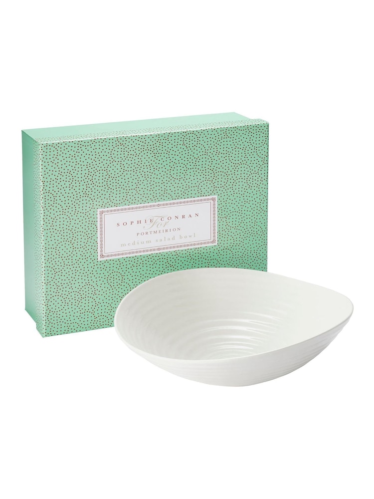 Sophie Conran White Porcelain Medium Salad Bowl - Image 2 of 7