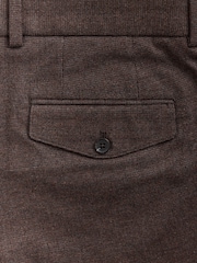 ច្រែះត្នោត - ខោ N.Premium Regular Fit Smart Brushed Cotton - រូបភាព 10 នៃ 11