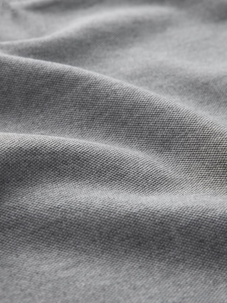 Grey Regular Fit Cotton School Short Sleeve Polo Shirts 2 Pack (3-16yrs) - Image 6 of 6