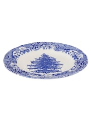 Spode Set of 4 Blue Italian Christmas Side Plates - Image 4 of 7