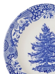Spode Set of 4 Blue Italian Christmas Side Plates - Image 6 of 7