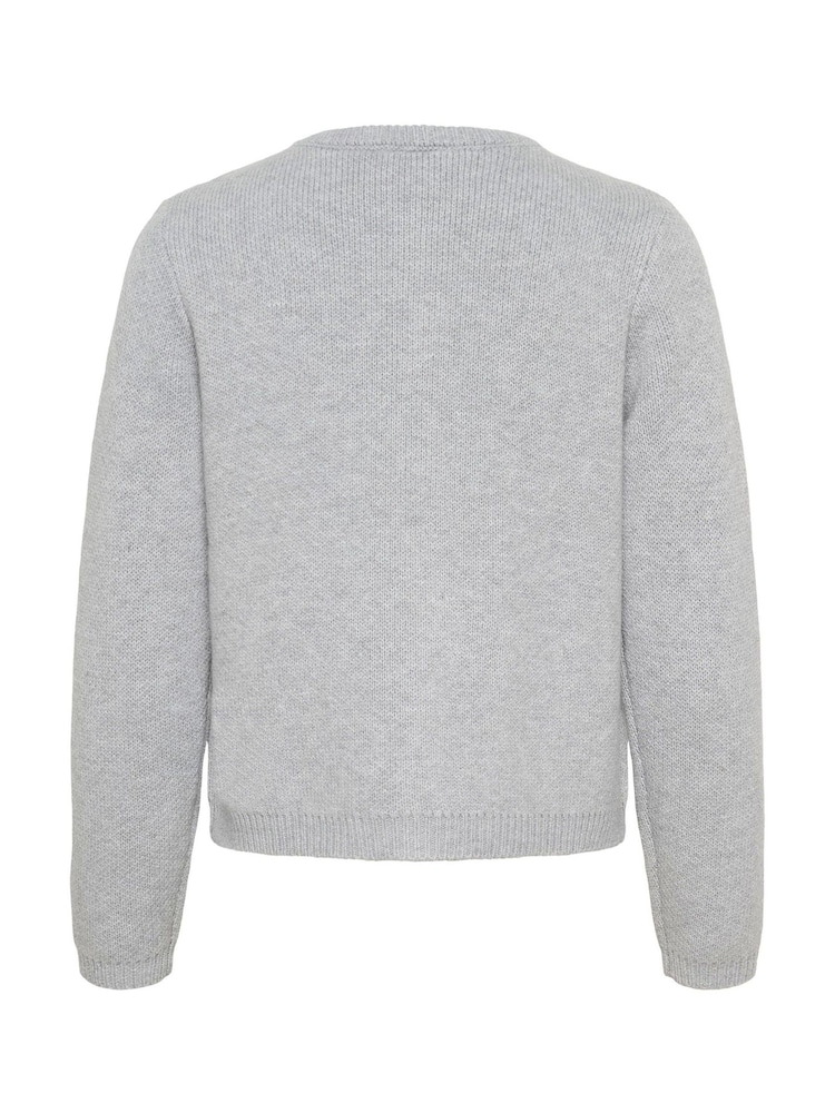 Kaffe Grey Stylish KAbowie Cardigan - Image 6 of 6