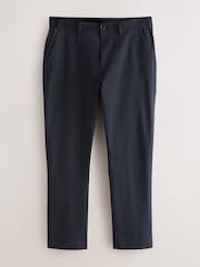 Bleu - Slim Fit (Slim Fit) - N. Premium Chinos en coton intelligent TENCEL™ Lyocell Blend avec ceinture confortable - Image 5 de 8