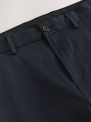 Bleu - Slim Fit (Slim Fit) - N. Premium Chinos en coton intelligent TENCEL™ Lyocell Blend avec ceinture confortable - Image 6 de 8