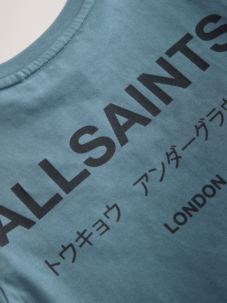 smALLSAINTS Mid Blue Younger Oversized Underground Crew Neck T-Shirt - Image 11 of 11 smALLSAINTS Mid Blue Younger Oversized Underground Crew Neck T-Shirt - Image 11 of 11