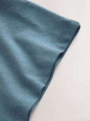 smALLSAINTS Mid Blue Younger Oversized Underground Crew Neck T-Shirt - Image 4 of 5