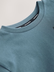 smALLSAINTS Mid Blue Younger Oversized Underground Crew Neck T-Shirt - Image 9 of 11