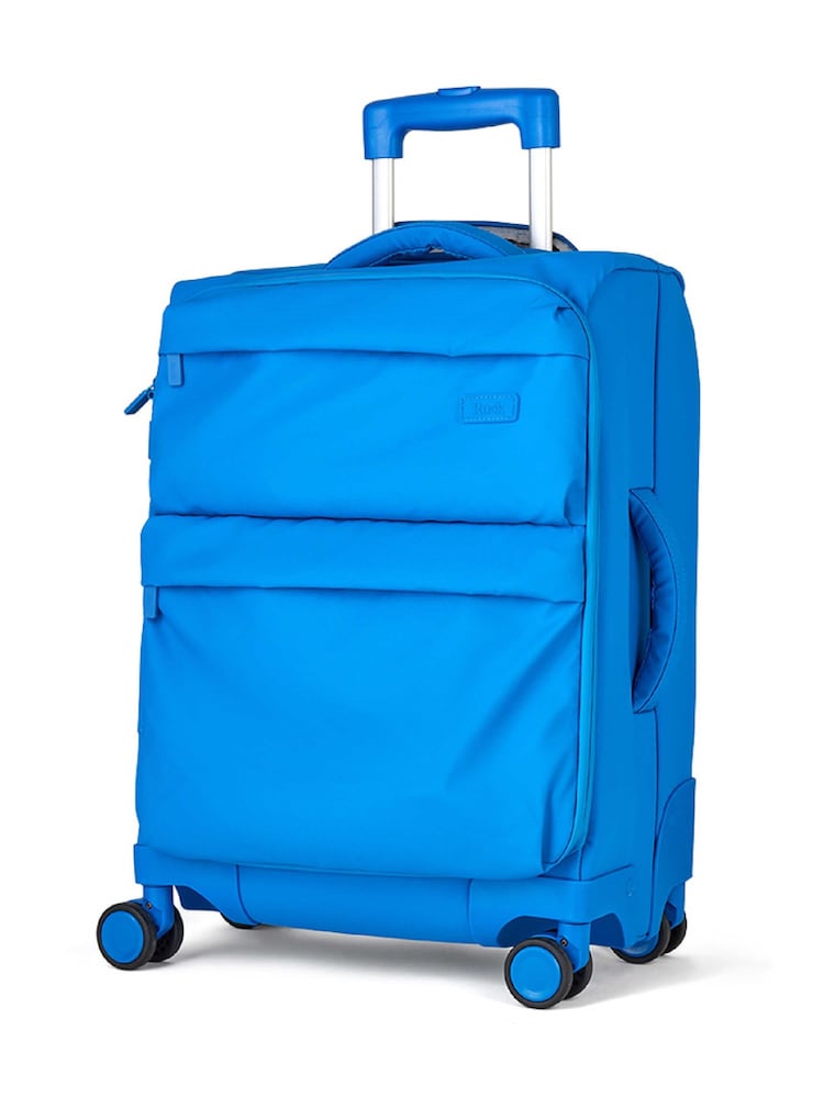 Rock Luggage Blue Juniper Cabin Suitcase - Image 1 of 5