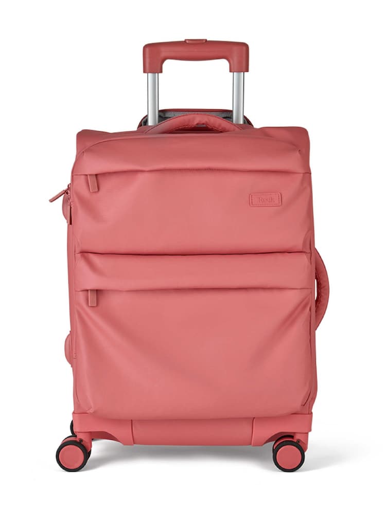 Rock Luggage Orange Juniper Cabin Suitcase - Image 2 of 5 Rock Luggage Orange Juniper Cabin Suitcase - Image 2 of 5