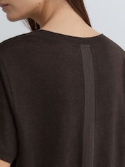 Reiss Chocolate Brown Lola T-Shirt - Image 3 of 6