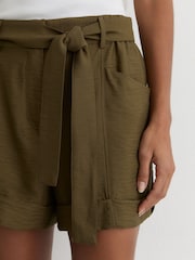 Reiss Avril Belted Button-Tab Short - Imaginea 5 din 7