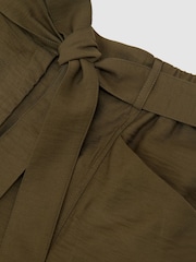 Reiss Avril Belted Button-Tab Short - Imaginea 7 din 7