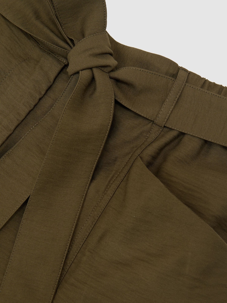 Reiss Avril Belted Button-Tab Short - Imaginea 7 din 7