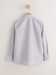 گرے - Long Sleeve School 2 Pack Shirts (3-17yrs) - تصویر 4 از 6