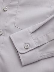 گرے - Long Sleeve School 2 Pack Shirts (3-17yrs) - تصویر 5 از 6