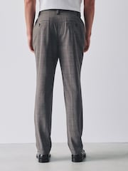 Brun ternet - Slim fit - Elasticated Waist Motionflex Stræk Pæne bukser - Billede 2 af 11