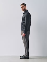 Brun ternet - Slim fit - Elasticated Waist Motionflex Stræk Pæne bukser - Billede 4 af 11
