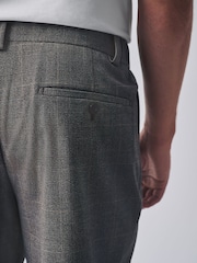 Brun ternet - Slim fit - Elasticated Waist Motionflex Stræk Pæne bukser - Billede 5 af 11
