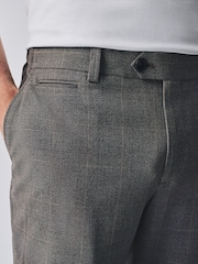 Brun ternet - Slim fit - Elasticated Waist Motionflex Stræk Pæne bukser - Billede 6 af 11