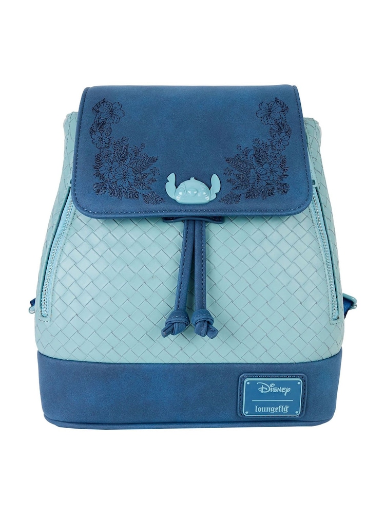 Funko Blue Loungefly Stitch Embroidered Mini Backpack - Image 1 of 4 Funko Blue Loungefly Stitch Embroidered Mini Backpack - Image 1 of 4