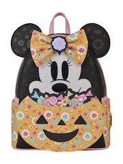 Loungefly Black Minnie Mouse Pumpkin Mini Backpack - Image 1 of 5