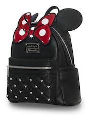 Loungefly Black Minnie Bow Mini Backpack - Image 2 of 2