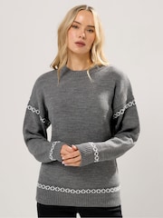 Long Tall Sally Cross Stitch Detail Jumper - Imagen 1 de 5