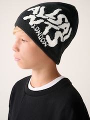 smALLSAINTS Orlando Logo Knitted Beanie - 2 paveikslėlis iš 4