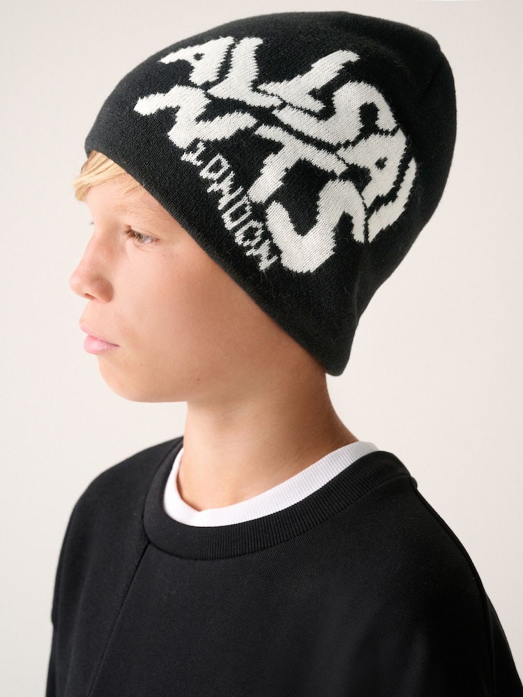 smALLSAINTS Orlando Logo Knitted Beanie - 2 paveikslėlis iš 4