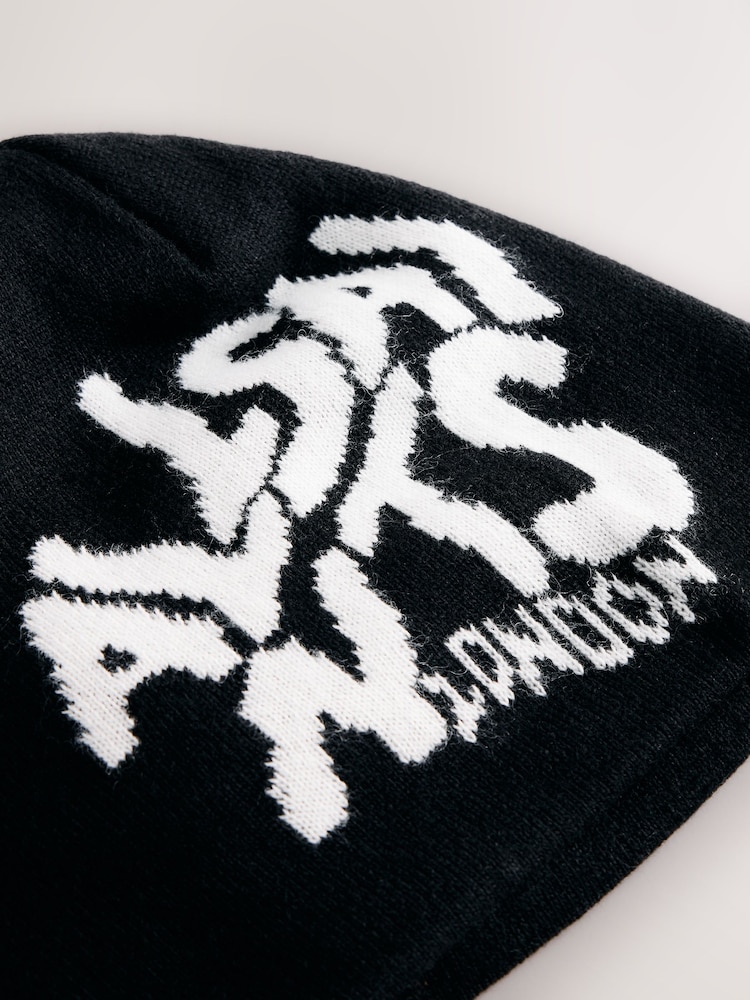 smALLSAINTS Orlando Logo Knitted Beanie - 4 paveikslėlis iš 4