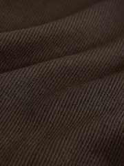 The Set 3 Pack Deep V-Neck Ribbed Vests Black/Brown/White - Image 5 of 6