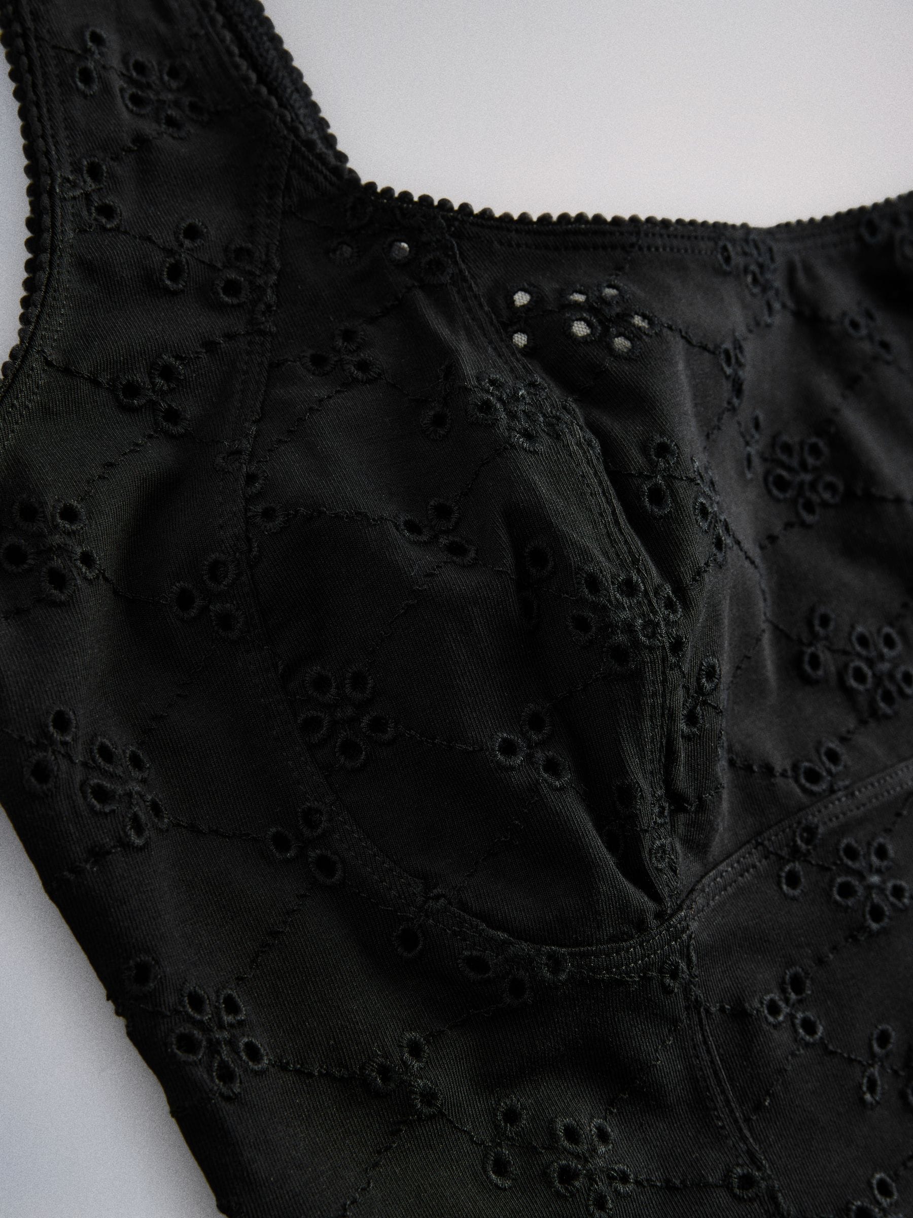 トップス cotton embroidery vest louren Buy The Set 2 Pack Jersey Broderie Vest Tops Black/White from Next