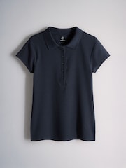 The Set 3 Pack Jersey Polo Tops Navy Blue / Burgundy / Taupe Brown - Image 5 of 10