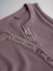 The Set 5 Pack Henley Tank Tops Navy Blue/Burgundy/Brown/Pink/Cream - Image 13 of 13