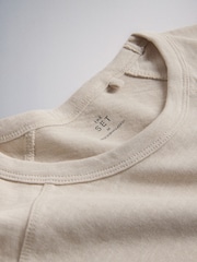 The Set 5 Pack Raglan Sleeve T-Shirts Black/Chocolate Brown/Taupe Brown/Cream/White - Image 13 of 13