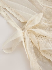 Ecru Lace Maxi Kaftan Dress - Image 8 of 8