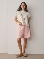 Cream Tank Pointelle Cover-Up - Image 2 of 9