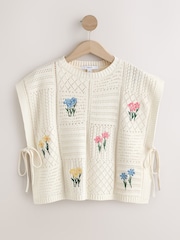 Cream Tank Pointelle Cover-Up - Image 6 of 9