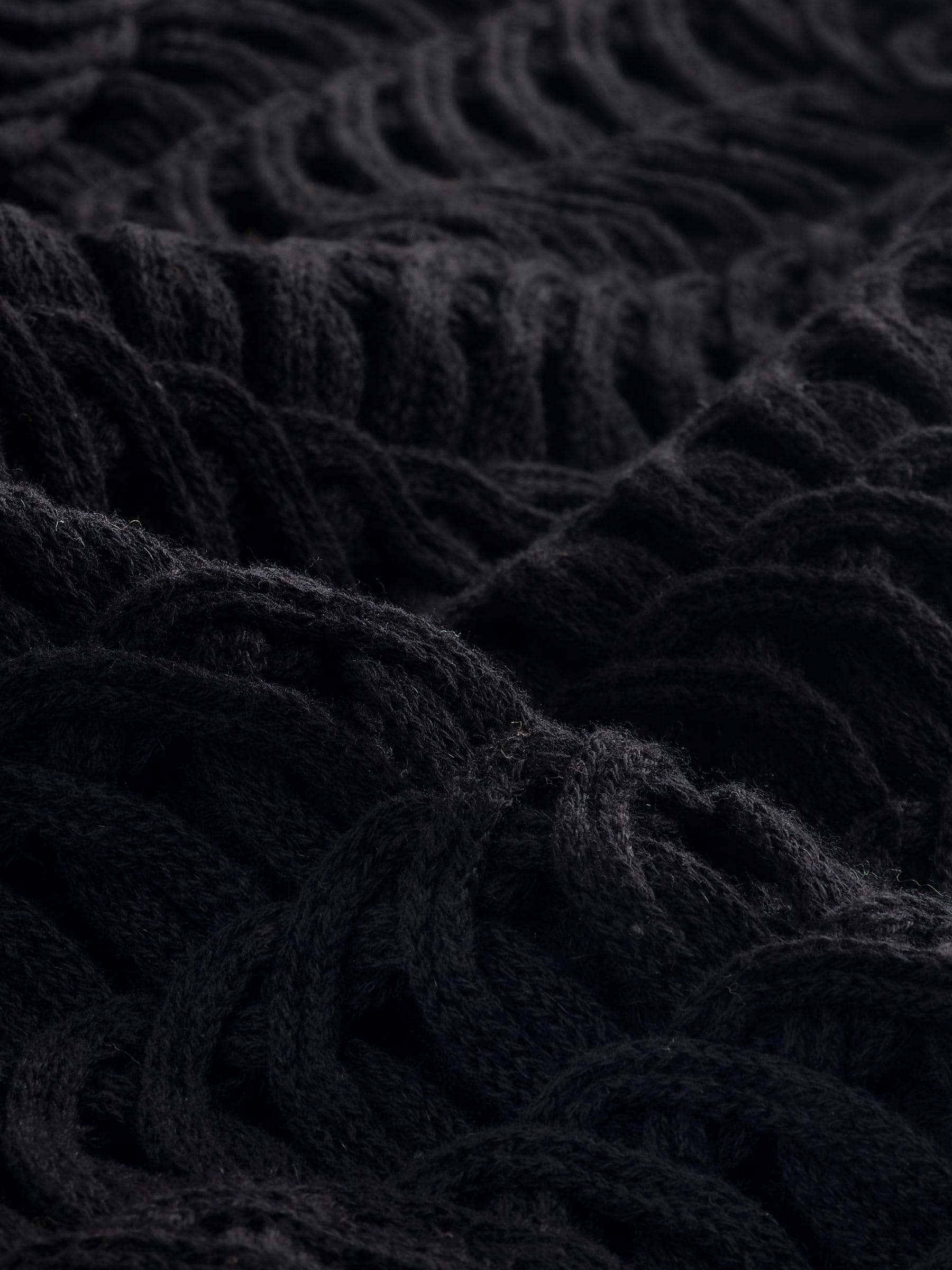 Buy Black Fringe Knitted Crochet Tank Top from Next USA