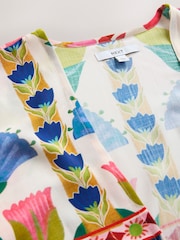 Multi Floral Tie Front Lightweight Jacket - Image 8 of 8