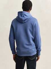 GANT Blue Shield Logo Hoodie - Image 2 of 4