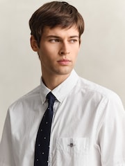 GANT White Classic Poplin Shirt - Image 4 of 6