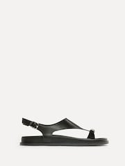 Schwarz - Linzi Latch Toe Ring Flat Sandals - Bild 3 von 6