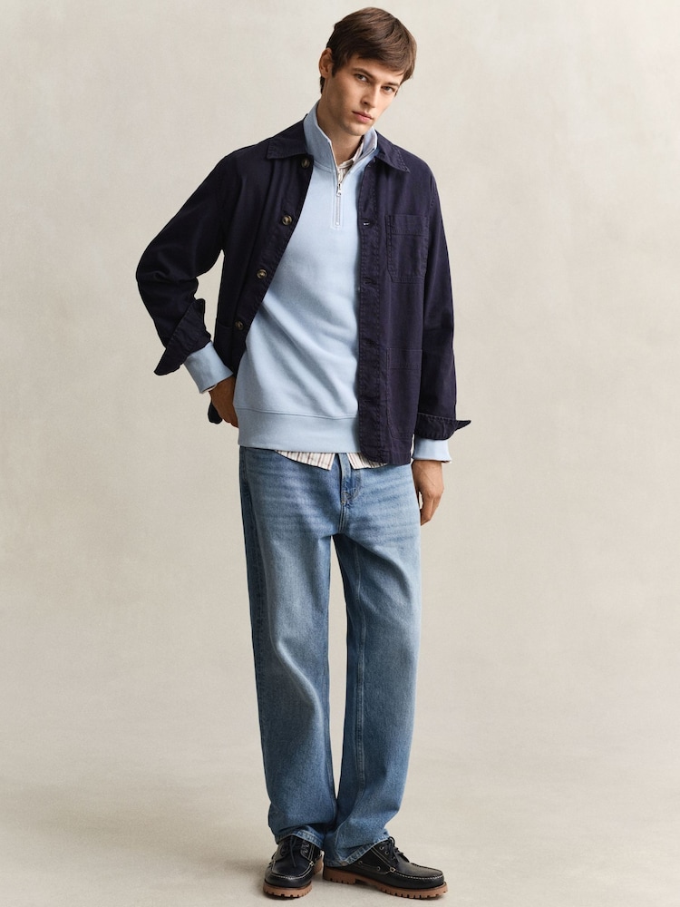 GANT シールドロゴ クォータージップ ジャージー トレーナー - 画像 2 / 5