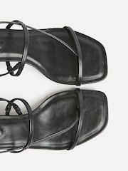 Linzi Black Mode Strappy Kitten Heel Sandals - Image 5 of 5