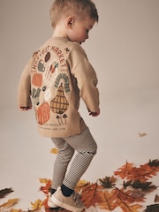 Cream Harvest Market Graphic Printed Top and Legging Set (3mths-7yrs) - Image 1 of 10