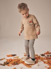 Cream Harvest Market Graphic Printed Top and Legging Set (3mths-7yrs) - Image 2 of 10