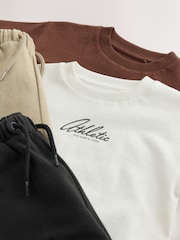 Brown/Cream T-Shirt & Joggers Set 4 Peice (3mths-7yrs) - Image 12 of 13